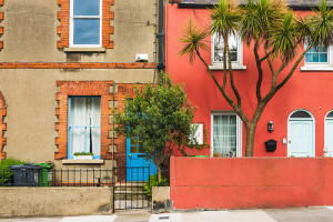 colorful houses and windows