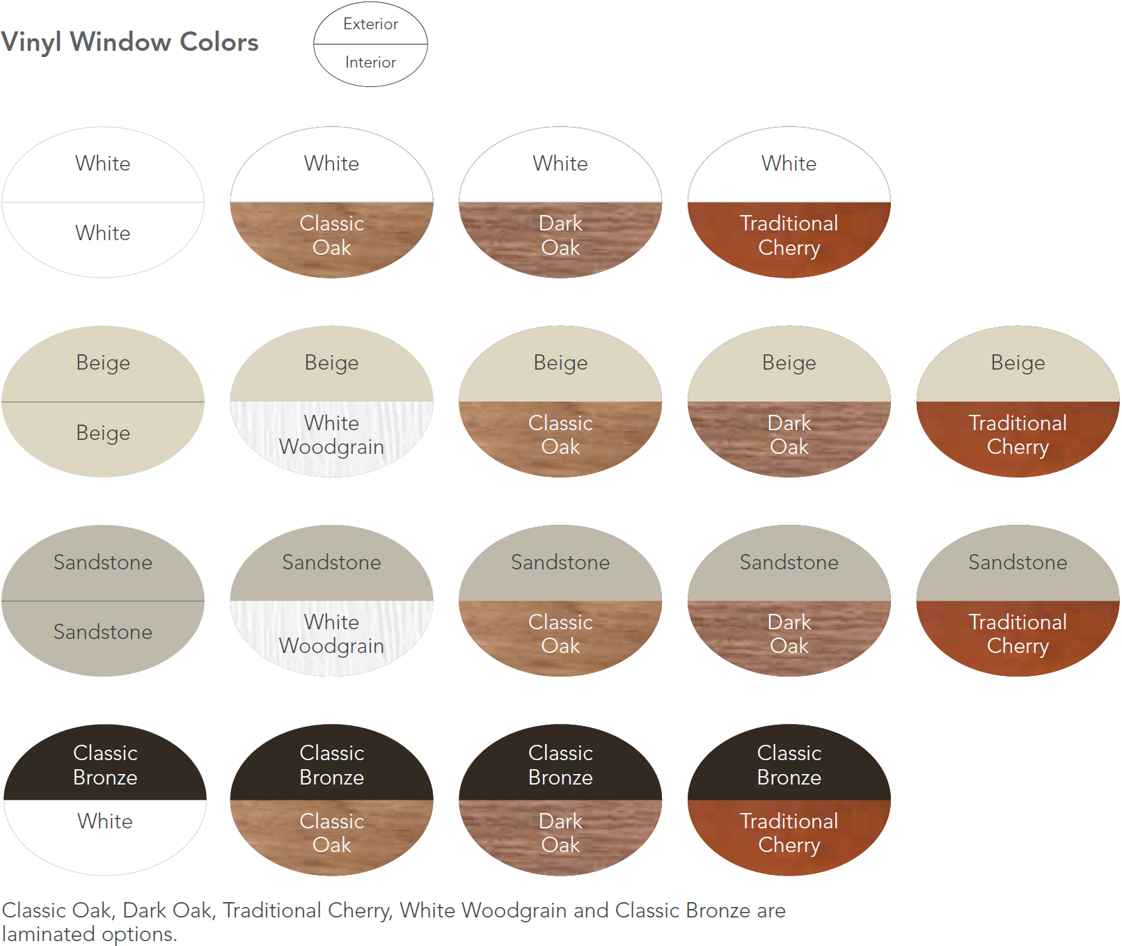 Vinyl Window Colors - Endure