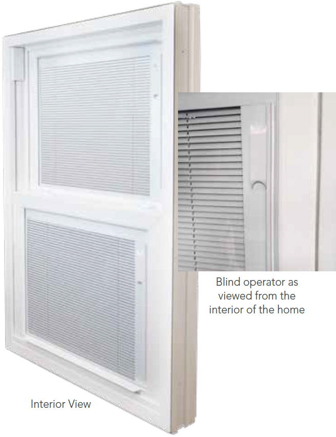 White Internal Blinds - Aspect