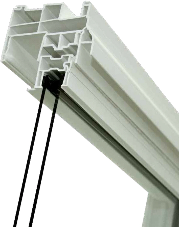 White Sunshield Vinyl frame - EcoLite