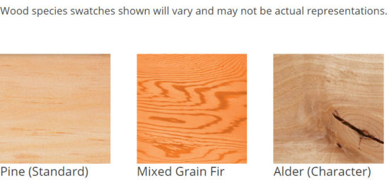 Interior Options - Interior Wood Options - Signature Series edited