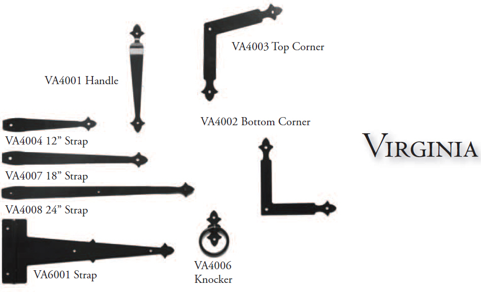 Carriage House Door Comany - Virgina Hardware