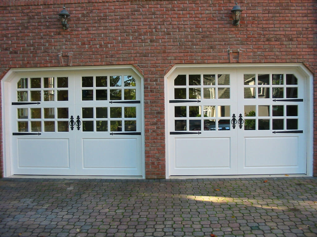 Carriage House Door Wood-Collection Double Glass Doors-3