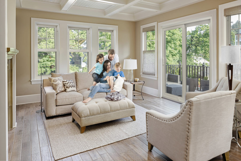 Endure PD-family in lvg room smaller ProVia® Endure™ Vinyl Sliding Patio Door