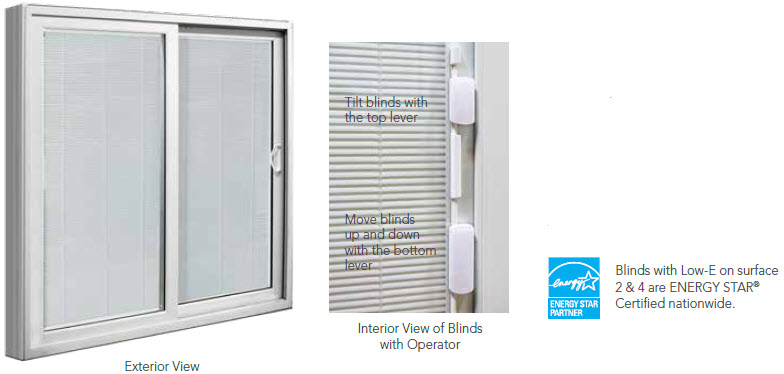 White Internal Blinds Aspect