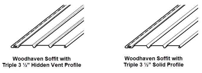Woodhaven® Soffit Profiles