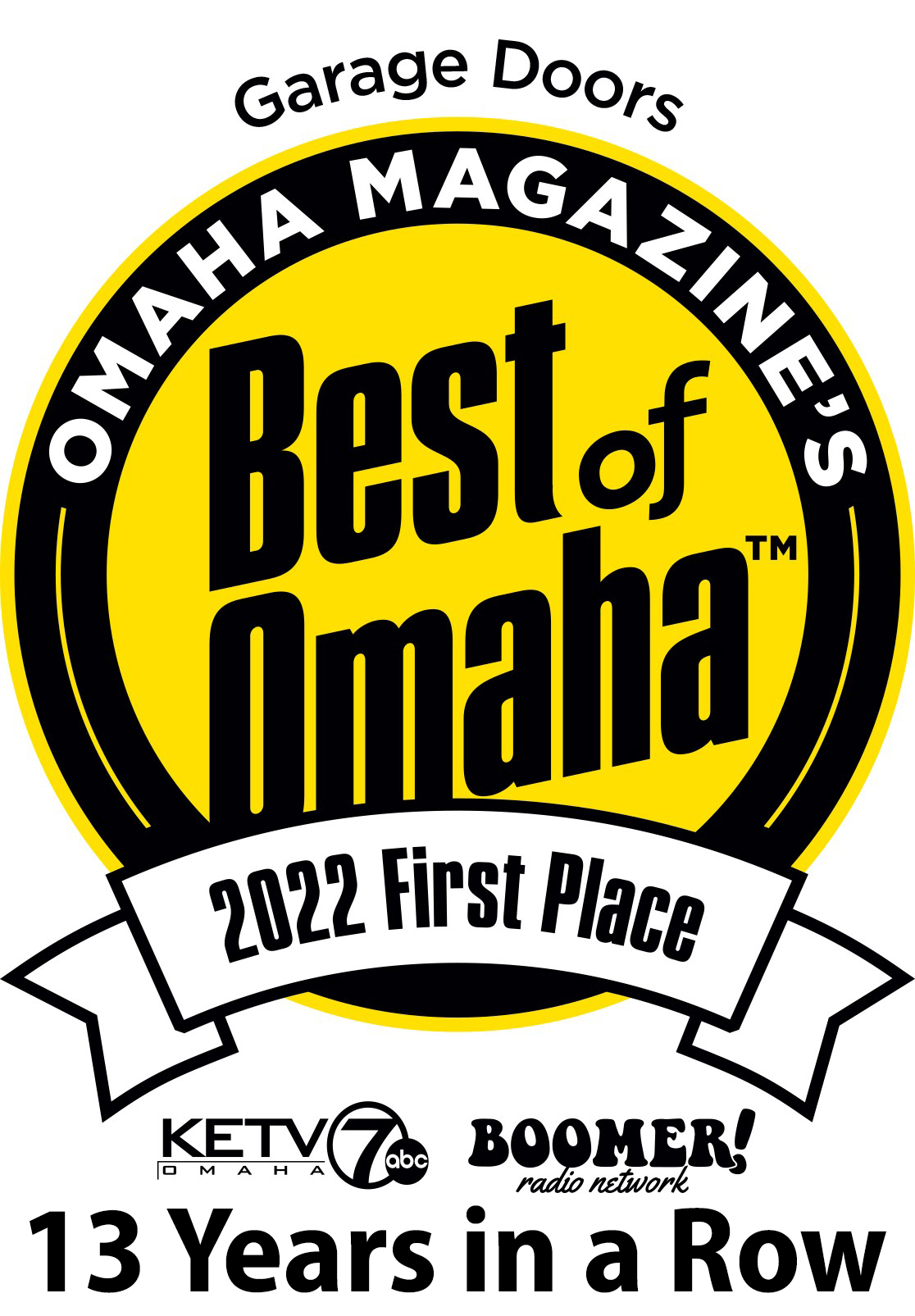 Best of Omaha Garage Doors 13 years 2022